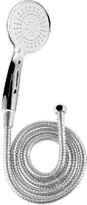 Cornat Doucheset Carballo 5S Chroom-Wit - SA330595