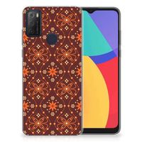 Alcatel 1S (2021) TPU bumper Batik Brown