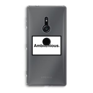 Ambitchious: Sony Xperia XZ2 Transparant Hoesje