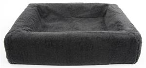 BIA BED FLEECE OVERTREK HONDENMAND GRIJS BIA-60 70X60X12 CM