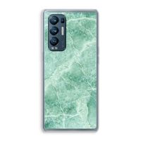Groen marmer: Oppo Find X3 Neo Transparant Hoesje