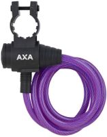 AXA Spiraalkabelslot AXA Zipp 120/8 - paars (op kaart) - thumbnail