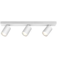 LED Plafondspot - Brinton Betin - GU10 Fitting - 3-lichts - Rond - Mat Wit - Kantelbaar - Aluminium - Philips - CorePro - thumbnail