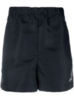 Sporty & Rich logo-print swim shorts - Bleu - thumbnail