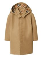 Burberry Kids trench à capuche - Marron - thumbnail