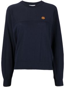 Kenzo sweat à appliques - Bleu