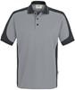 Hakro 839 Polo shirt Contrast MIKRALINAR® - Titanium/Anthracite - 6XL