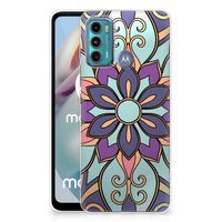 Motorola Moto G60 TPU Case Purple Flower