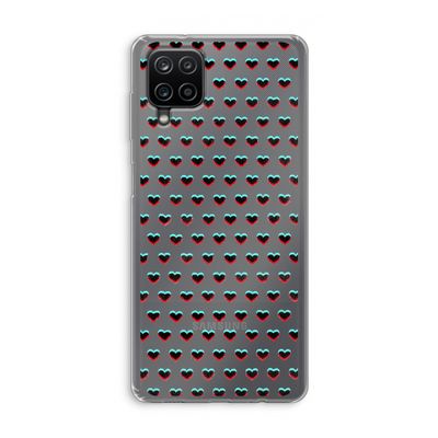 Hartjes: Samsung Galaxy A12 Transparant Hoesje