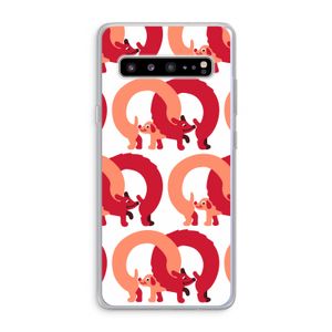 Dogs: Samsung Galaxy S10 5G Transparant Hoesje