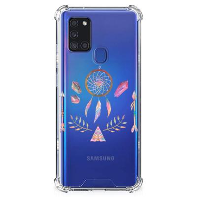 Samsung Galaxy A21s Stevig | Bumper Hoesje | Boho Dreamcatcher