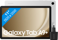 Samsung Galaxy Tab A9 Plus 11 inch 128GB Wifi Zilver + BlueBuilt Oplader