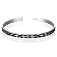 LGT JWLS Vintage Manchetarmband - Tibetaans Zilver - Edgy