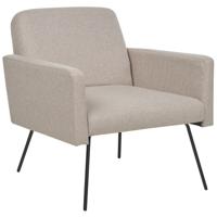 Beliani NARKEN - Fauteuil-Beige-Polyester