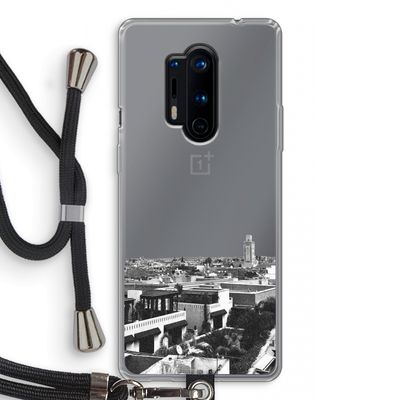 Marrakech Skyline : OnePlus 8 Pro Transparant Hoesje met koord