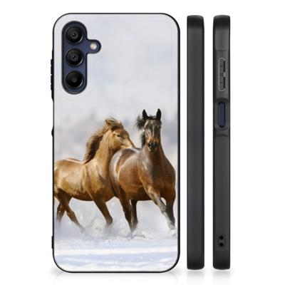 Samsung Galaxy A15 Dierenprint Telefoonhoesje Paarden