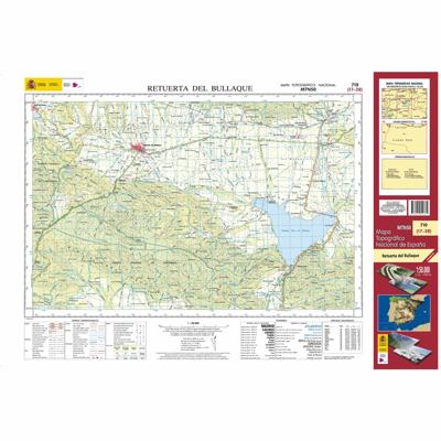 Topografische kaart 710 MT50 Retuerta del Bullaque | CNIG - Instituto Geográfico Nacional1