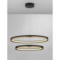 Lyora HanglampCantria zwart met goud Ø 80cm - 9695239