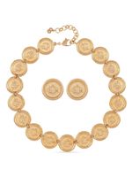 Christian Dior Pre-Owned ensemble collier-boucle d'oreille à logo pre-owned (années 1980)