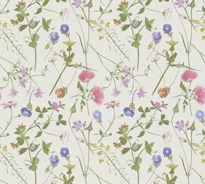 Livingwalls House of Turnowsky - Beige - Planten Behang - 389012