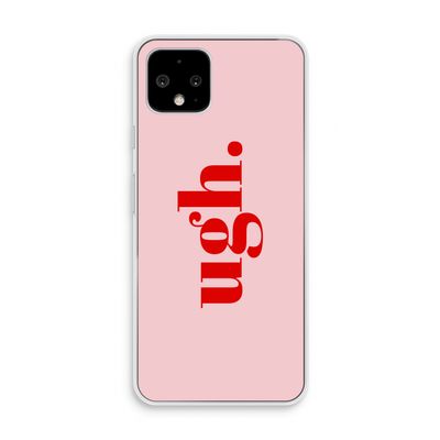 Ugh: Pixel 4 Transparant Hoesje