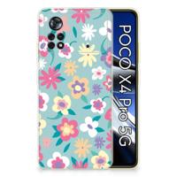 Xiaomi Poco X4 Pro 5G | TPU Case | Flower Power