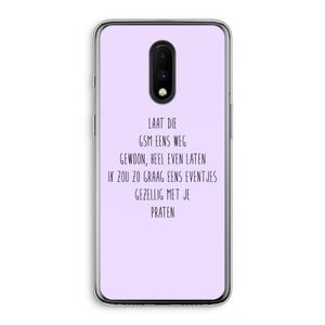 GSM: OnePlus 7 Transparant Hoesje