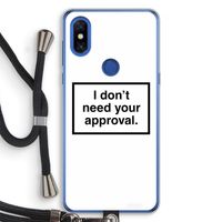 Don't need approval: Xiaomi Mi Mix 3 Transparant Hoesje met koord