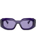 Versace Eyewear lunettes de soleil à monture géométrique - Violet - thumbnail