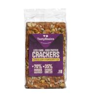 Less carb-high protein crackers zonnebl/pompoenpit
