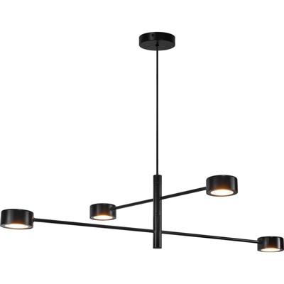 Nordlux Design hanglampClyde 4-lichts zwart - 2010803003