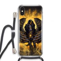 Pegasus: iPhone X Transparant Hoesje met koord
