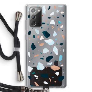 Terrazzo N°13: Samsung Galaxy Note 20 / Note 20 5G Transparant Hoesje met koord