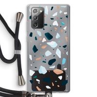 Terrazzo N°13: Samsung Galaxy Note 20 / Note 20 5G Transparant Hoesje met koord