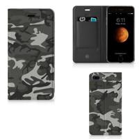Apple iPhone 7 Plus | 8 Plus | Hoesje met Magneet | Army Light