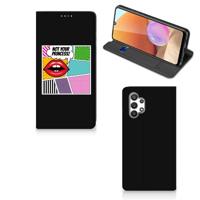 Samsung Galaxy A32 4G | A32 5G Enterprise Editie Hippe | Standcase | Popart Princess