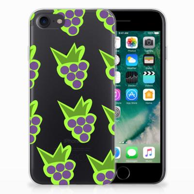 iPhone SE 2022 | SE 2020 | 8 | 7 | Siliconen Case | Druiven