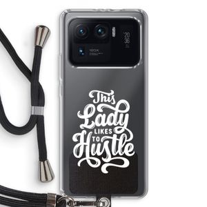 Hustle Lady: Xiaomi Mi 11 Ultra Transparant Hoesje met koord
