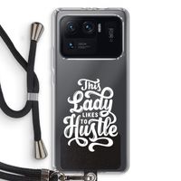 Hustle Lady: Xiaomi Mi 11 Ultra Transparant Hoesje met koord