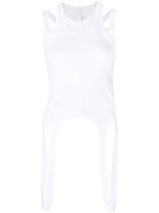 Dion Lee débardeur à détail de boucle - Blanc