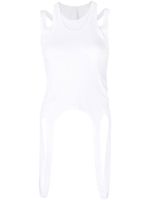 Dion Lee débardeur à détail de boucle - Blanc