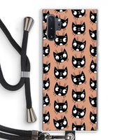 Kat: Samsung Galaxy Note 10 Plus Transparant Hoesje met koord