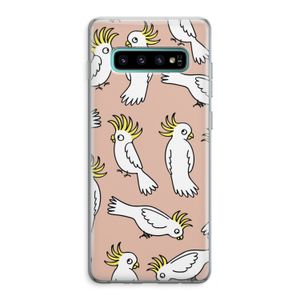 Papegaai: Samsung Galaxy S10 Plus Transparant Hoesje