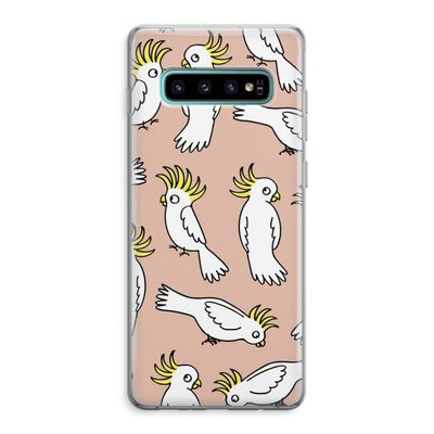 Papegaai: Samsung Galaxy S10 Plus Transparant Hoesje