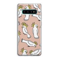 Papegaai: Samsung Galaxy S10 Plus Transparant Hoesje