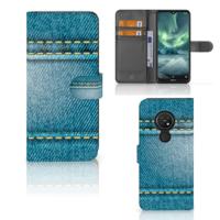 Nokia 7.2 | Nokia 6.2 | Wallet Case | met Pasjes | Jeans