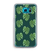 Monstera leaves: Samsung Galaxy S6 Transparant Hoesje