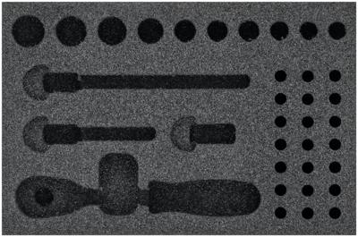 HAZET 2-componenten zachschuiminleg 163-253L · L x B: 172 mm x 114 mm