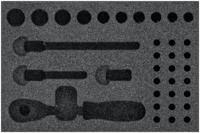 HAZET 2-componenten zachschuiminleg 163-253L · L x B: 172 mm x 114 mm