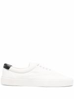 Saint Laurent lace-up canvas sneakers - Blanc